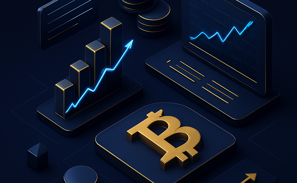 Exemple de chandelier japonais haussier et baissier sur graphique boursier