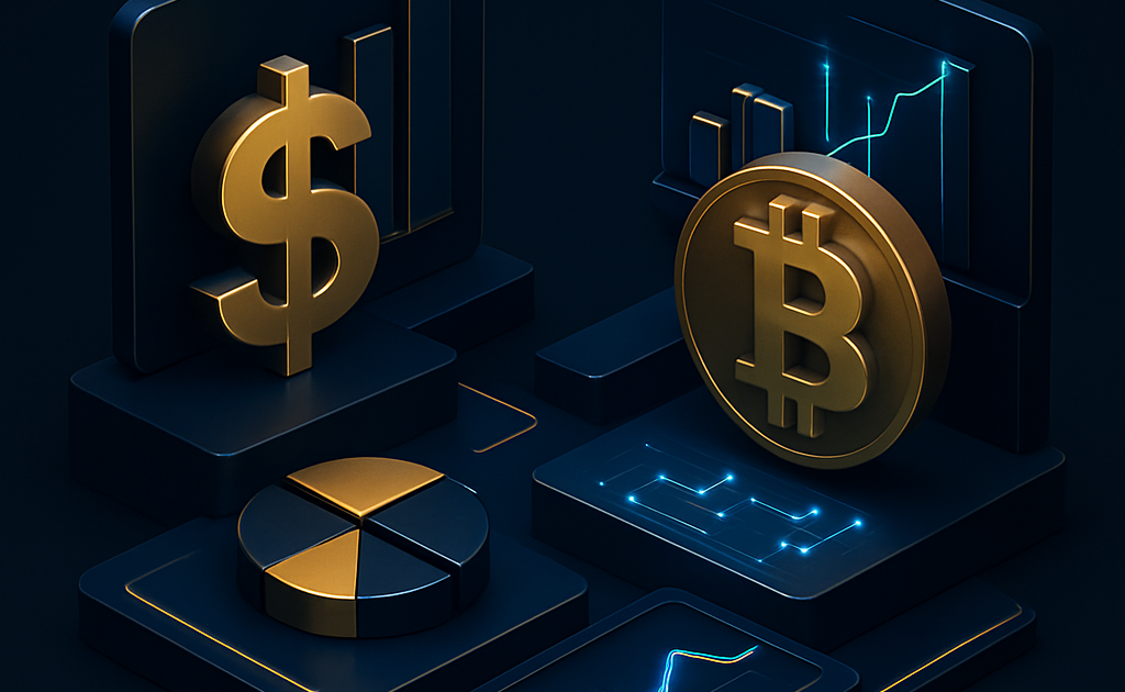 Comparaison visuelle entre ETF tracker et actions individuelles